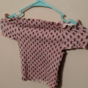 Pretty pink and purple top